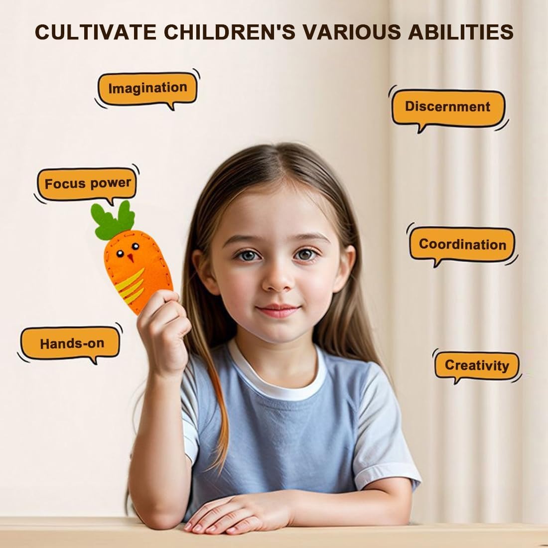 DIY Felt Sewing Kit for Kids – Creative Handmade Craft Set