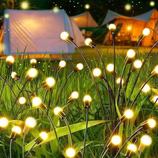10Pc LED Solar Powered Firefly Garden Light