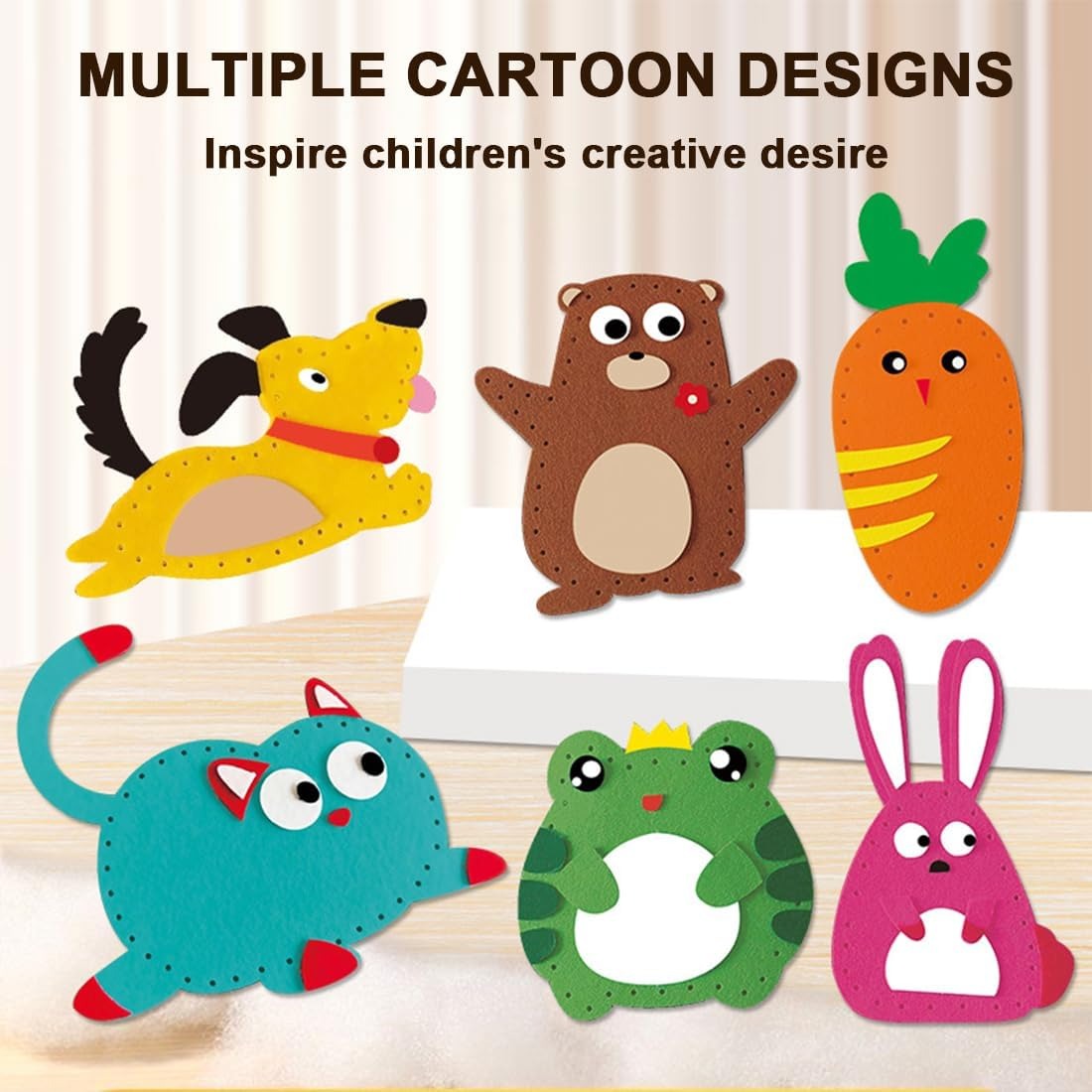 DIY Felt Sewing Kit for Kids – Creative Handmade Craft Set